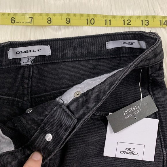 Black Distressed Women's Jeans - Picture 6 of 8